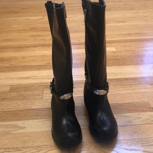Michael Kors black boots, size 5